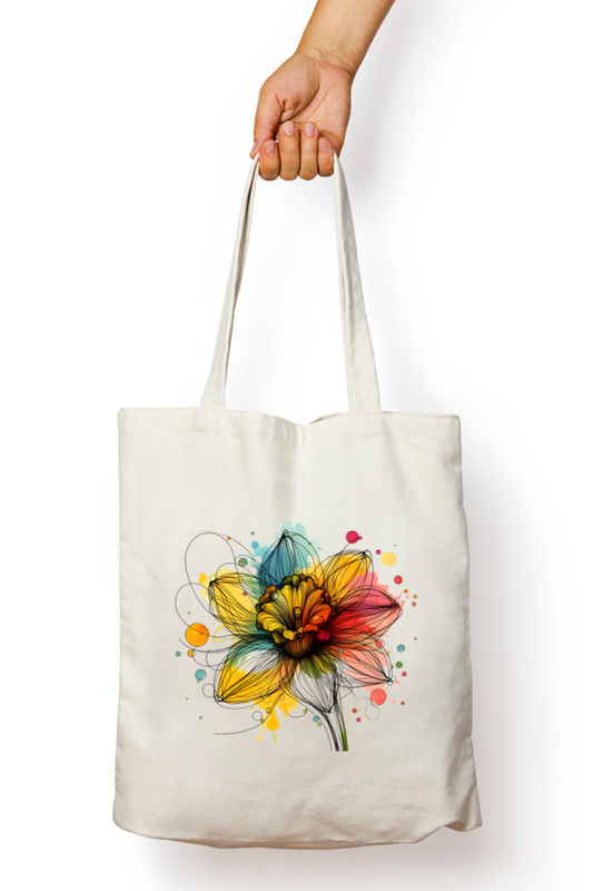 TOTE BAGS - FLORAL LINES