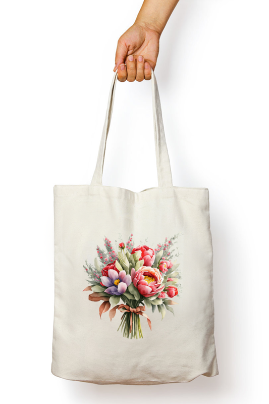 TOTE BAGS - FLOWER BOUQUET